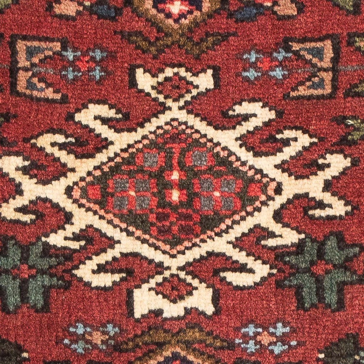 Tapis persan - Nomadic - 108 x 68 cm - marron
