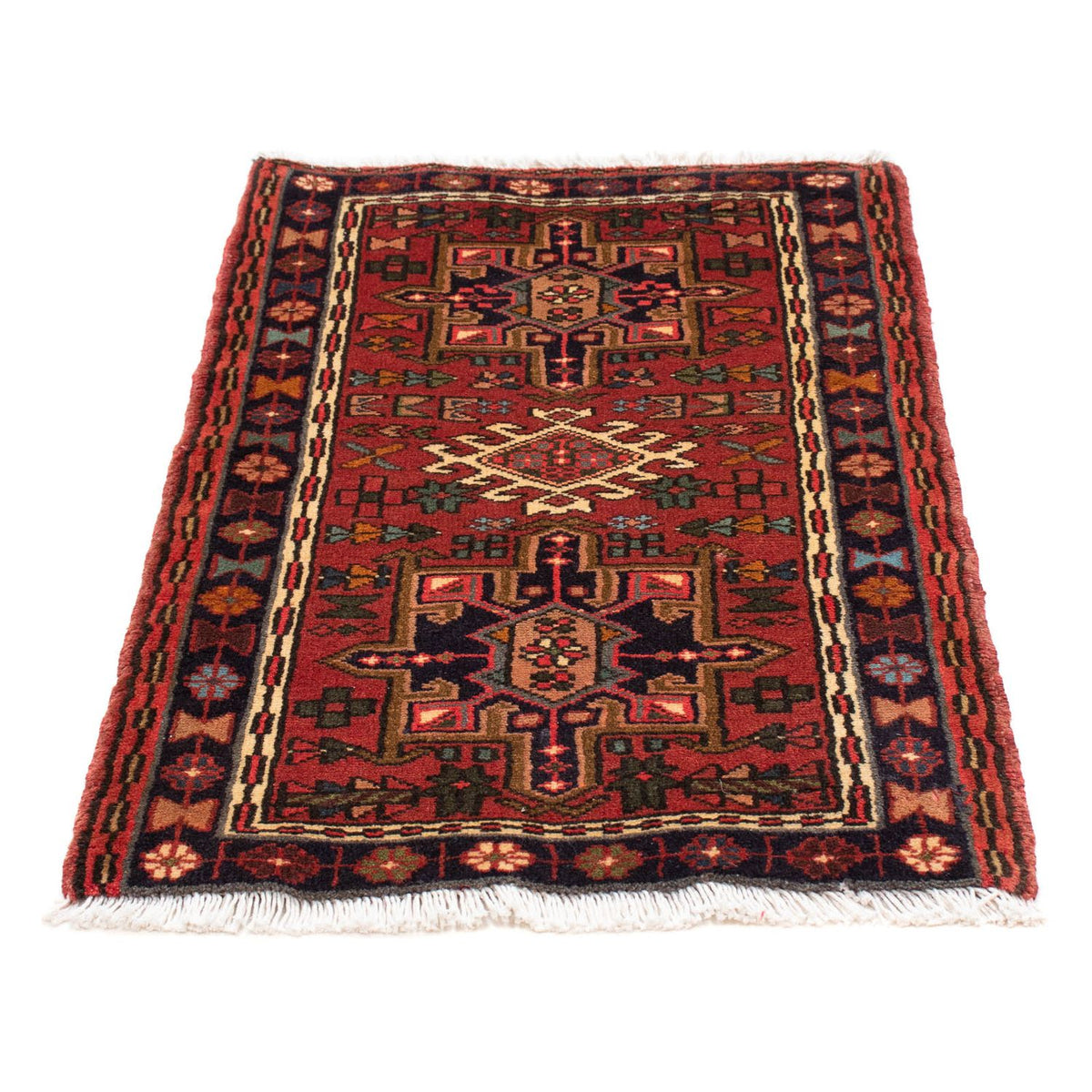 Tapis persan - Nomadic - 108 x 68 cm - marron