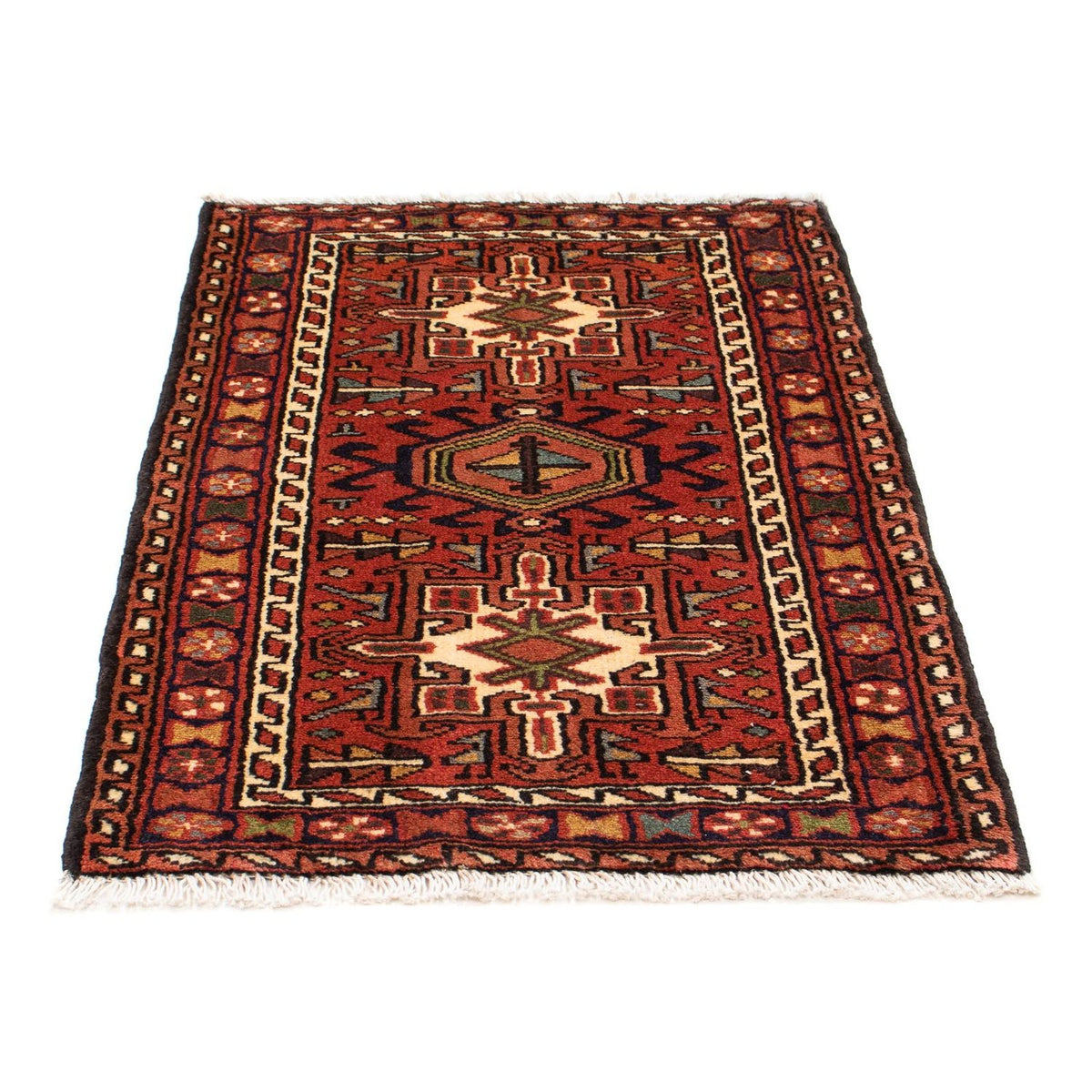 Tapis persan - Nomadic - 105 x 67 cm - marron