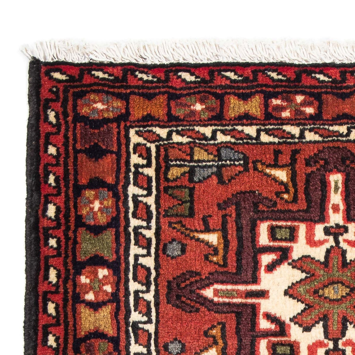 Tapis persan - Nomadic - 100 x 65 cm - marron