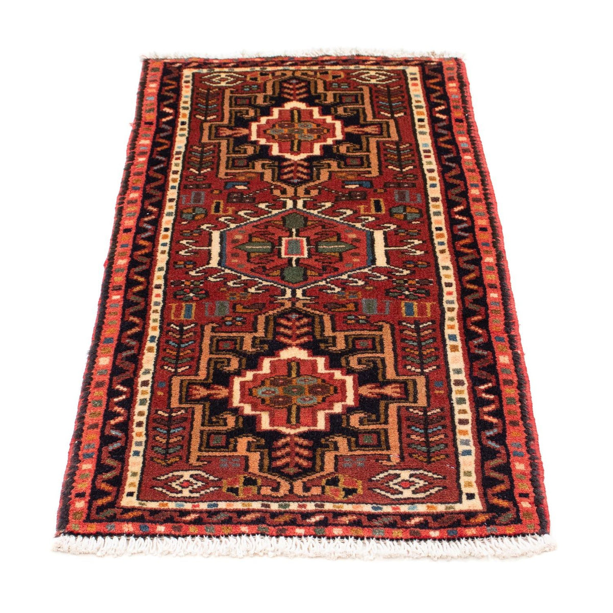 Tapis persan - Nomadic - 105 x 54 cm - marron