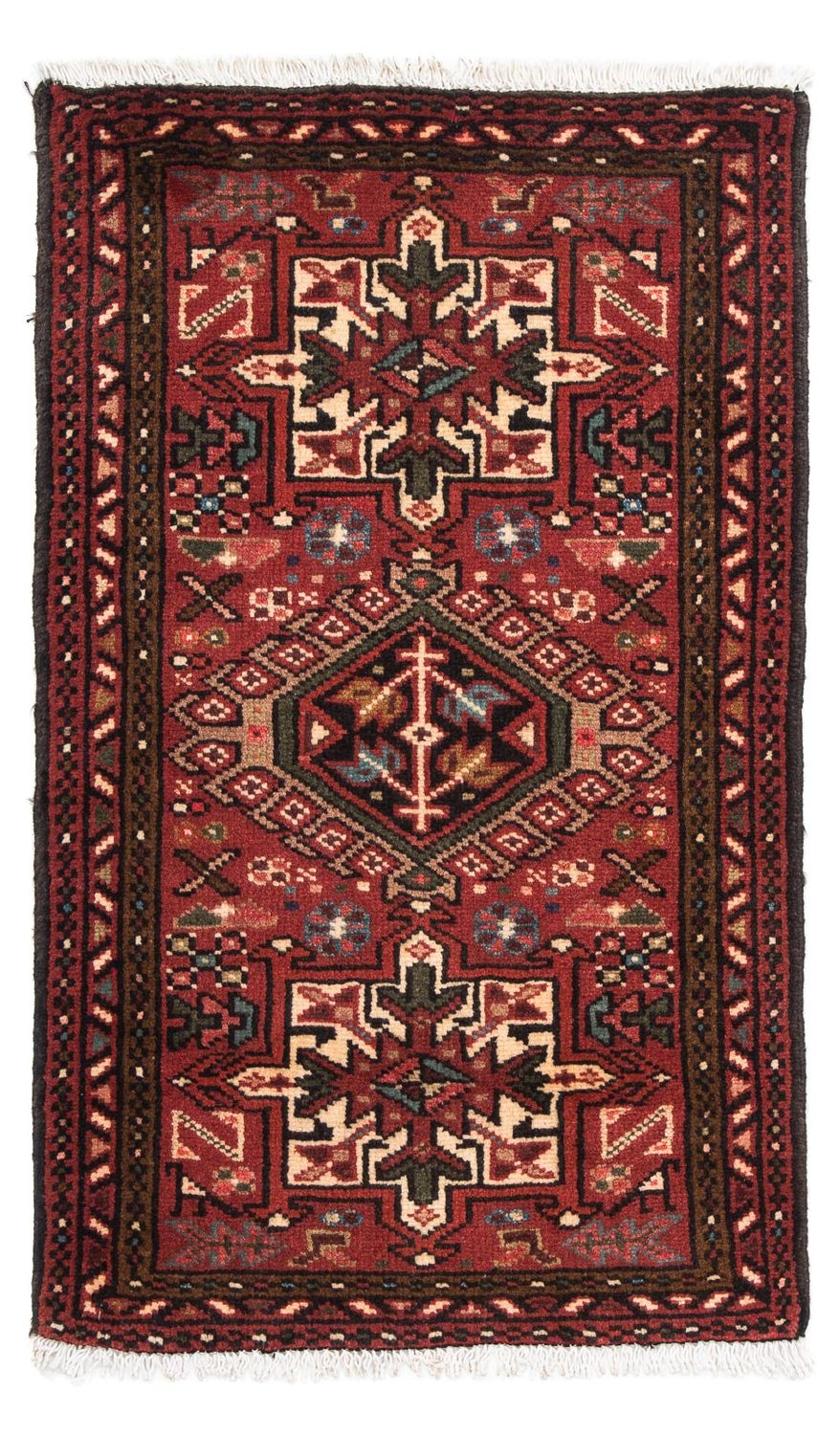 Tapis persan - Nomadic - 105 x 66 cm - rouge foncé