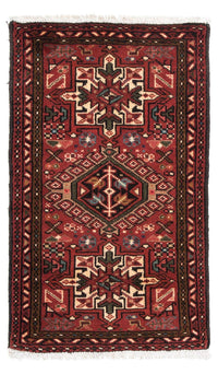 Tapis persan - Nomadic - 105 x 66 cm - rouge foncé