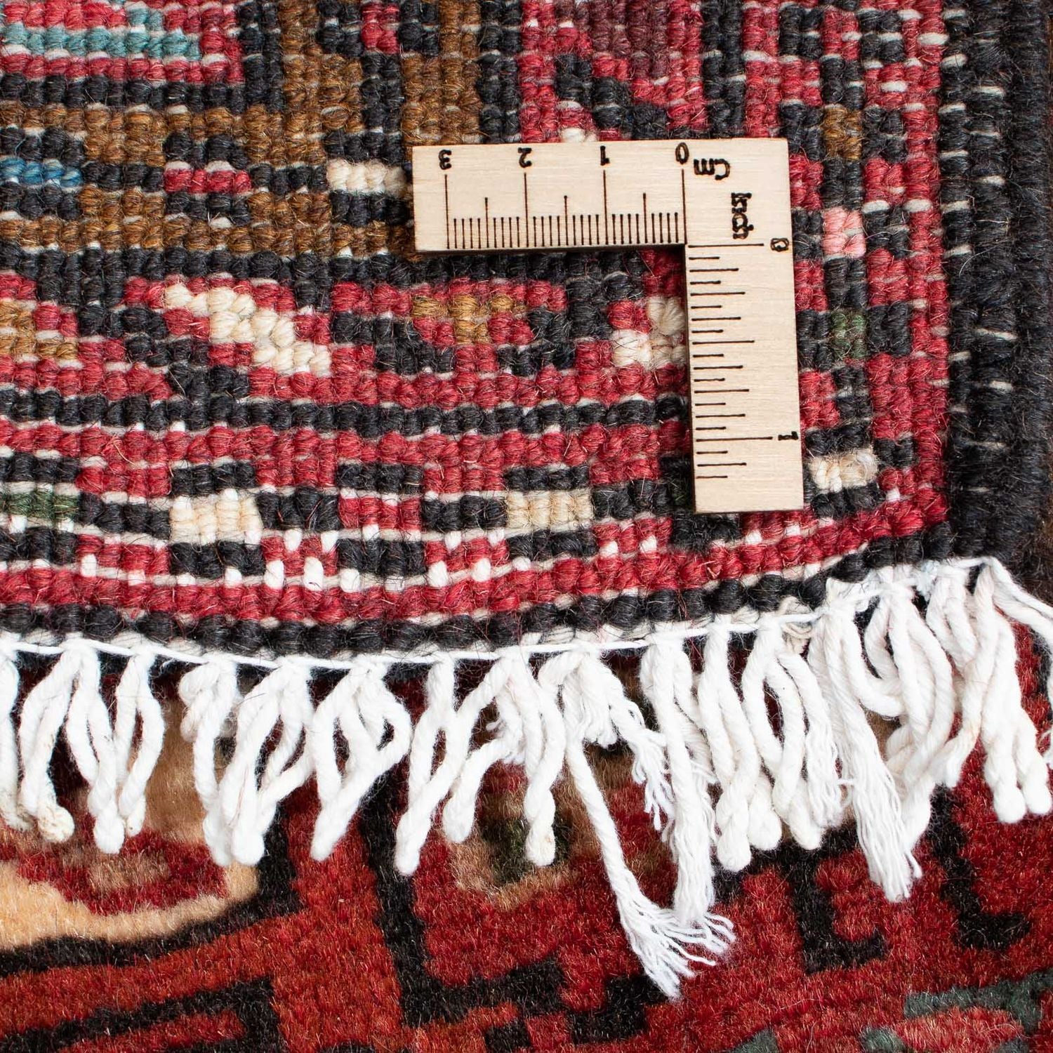 Tapis persan - Nomadic - 105 x 66 cm - rouge foncé