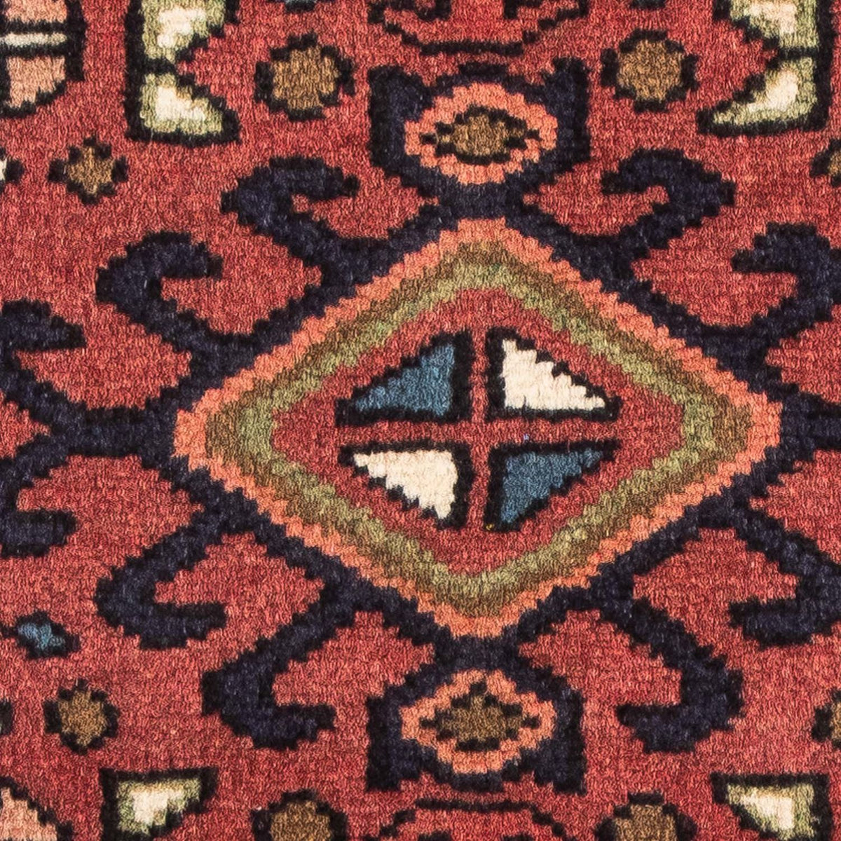Tapis persan - Nomadic - 106 x 68 cm - marron
