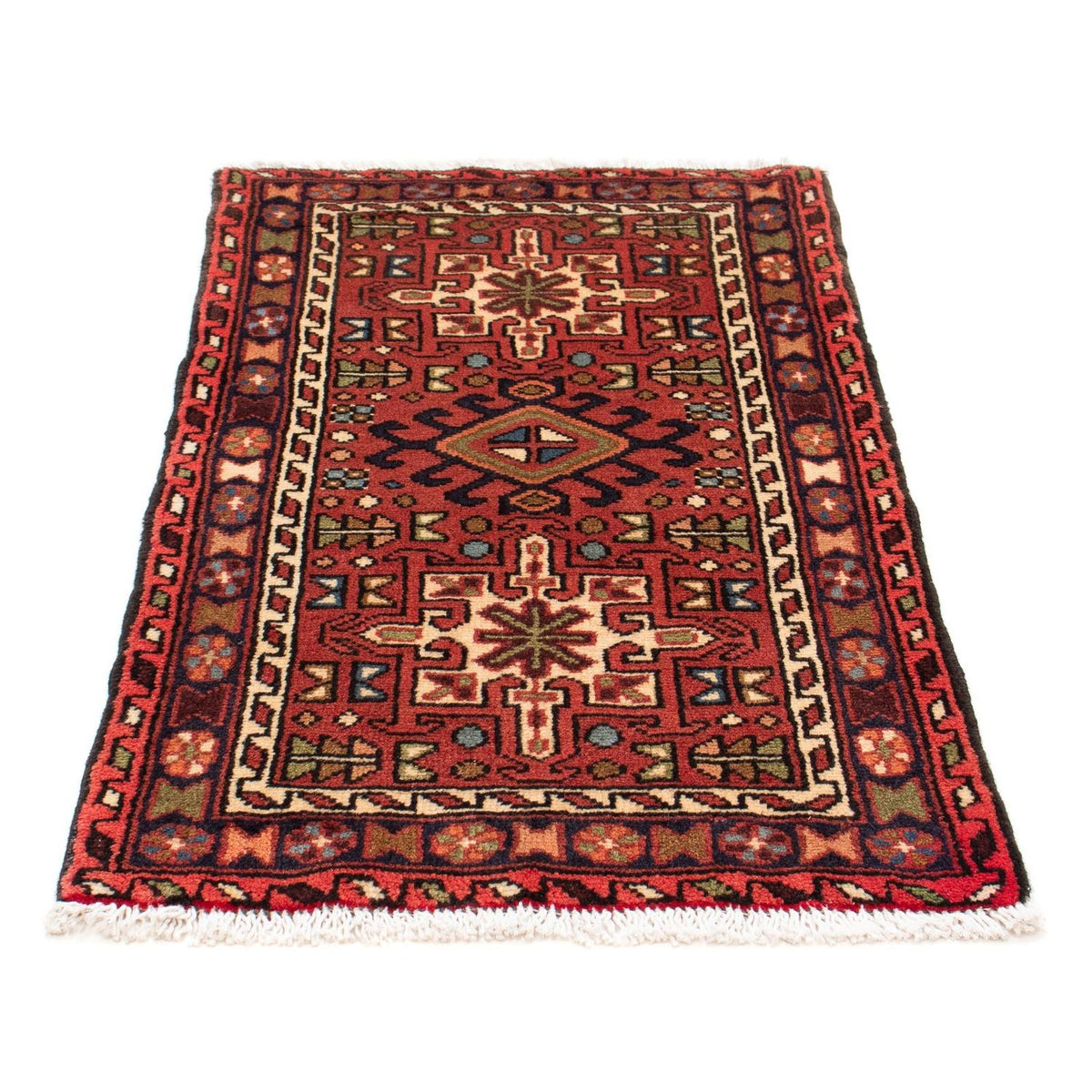 Tapis persan - Nomadic - 106 x 68 cm - marron