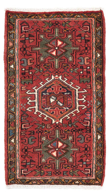 Tapis persan - Nomadic - 105 x 60 cm - rouge foncé