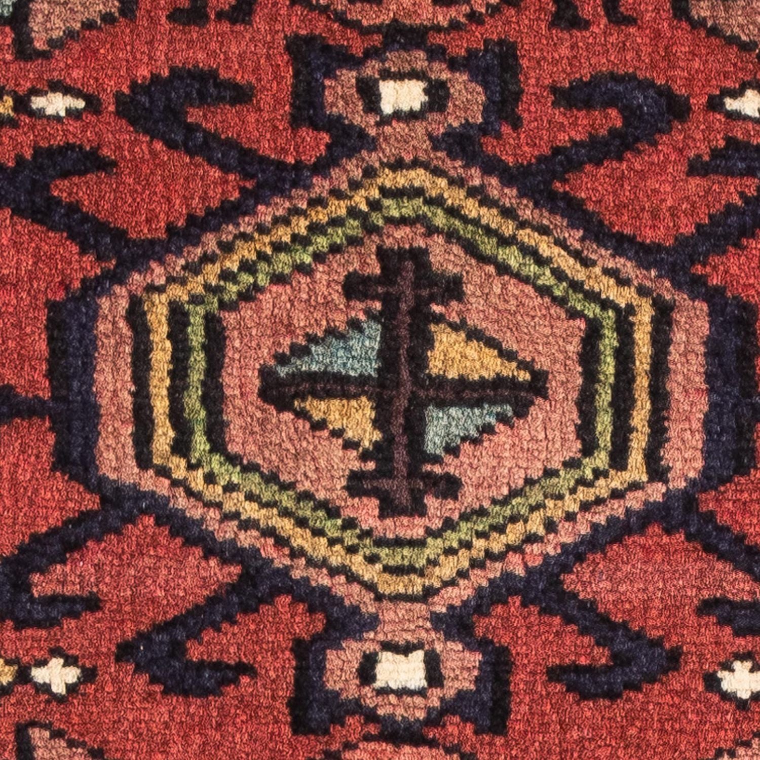 Tapis persan - Nomadic - 105 x 65 cm - rouge foncé