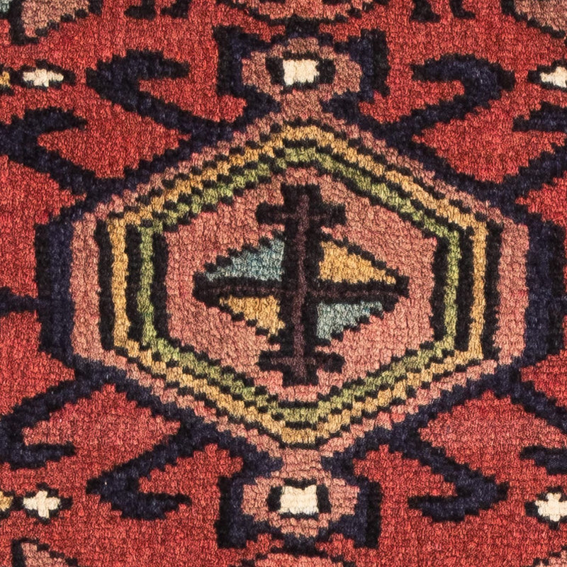 Tapis persan - Nomadic - 105 x 65 cm - rouge foncé