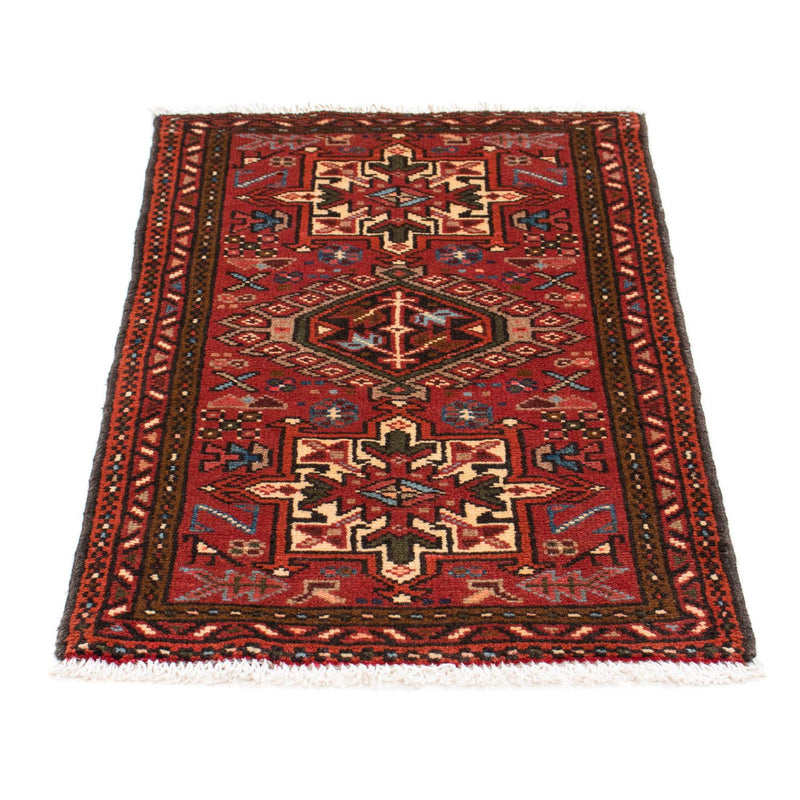 Tapis persan - Nomadic - 108 x 65 cm - rouge foncé