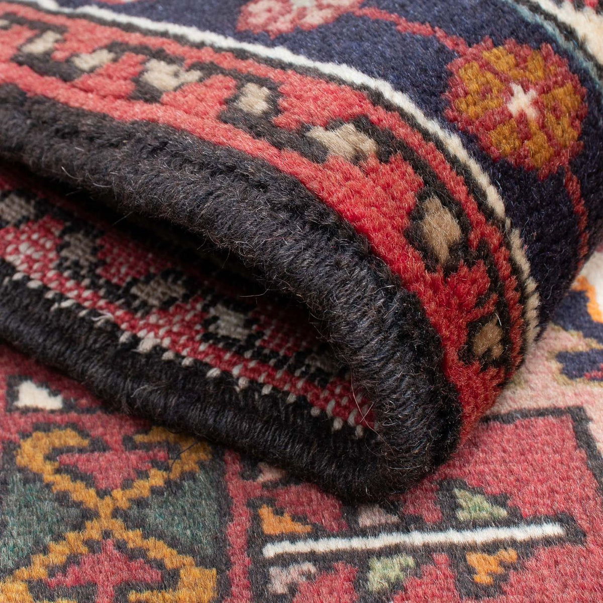 Tapis persan - Nomadic - 105 x 75 cm - rouge foncé