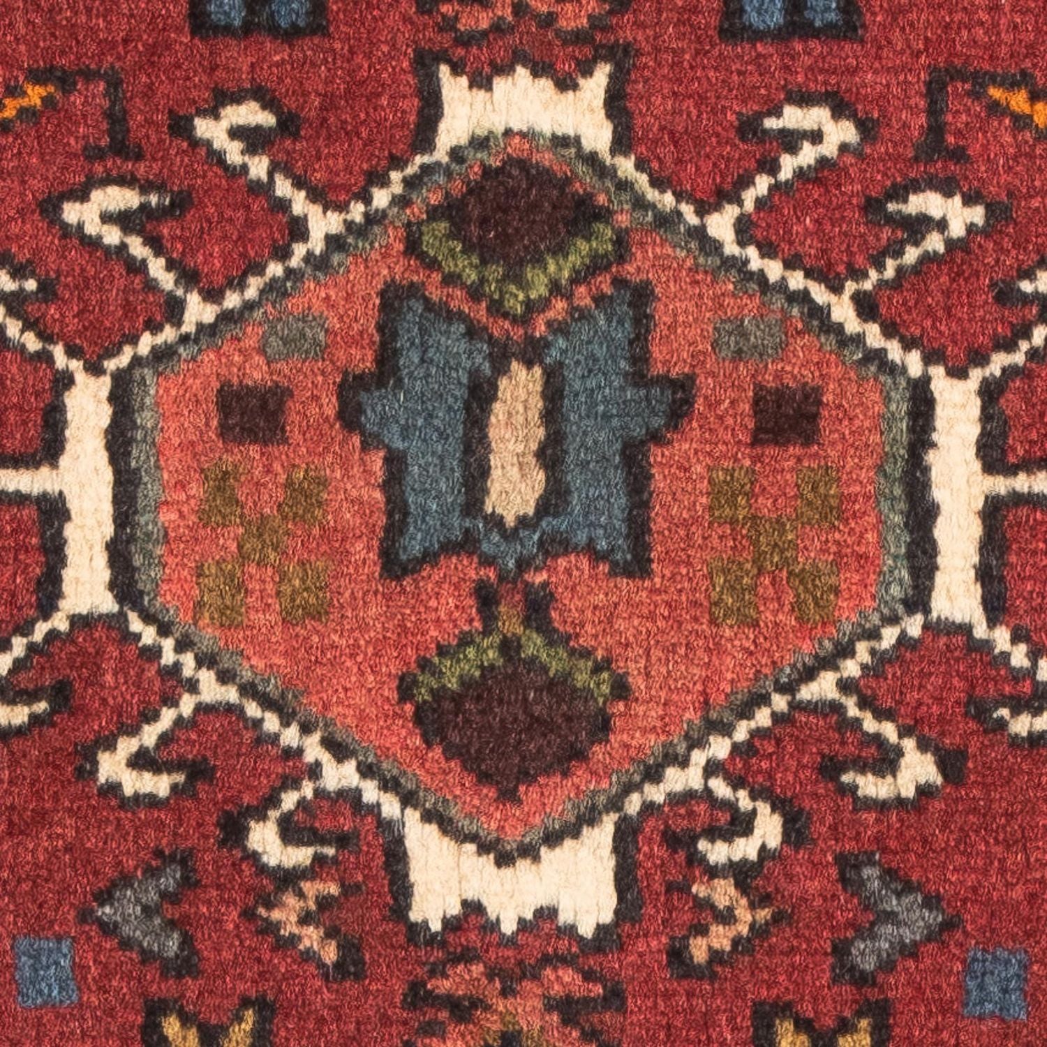 Tapis persan - Nomadic - 95 x 57 cm - rouille