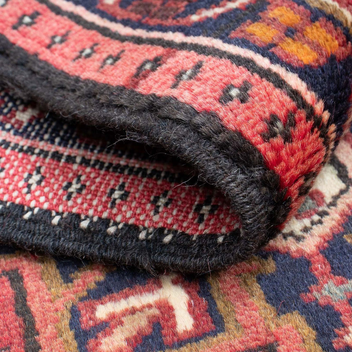 Tapis persan - Nomadic - 95 x 57 cm - rouille