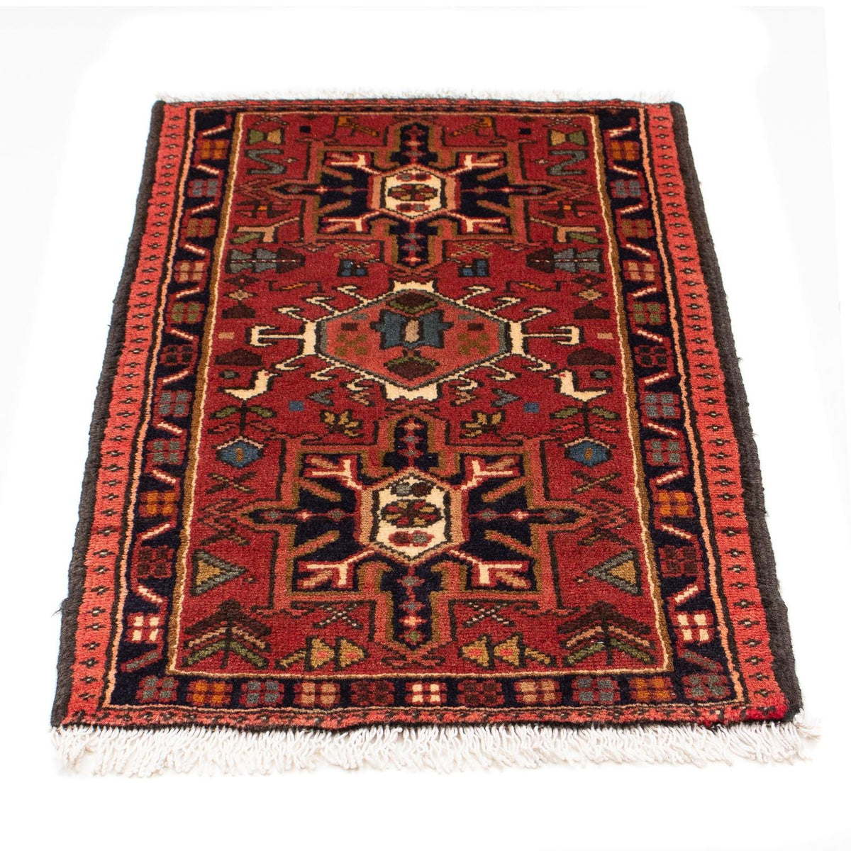 Tapis persan - Nomadic - 95 x 57 cm - rouille