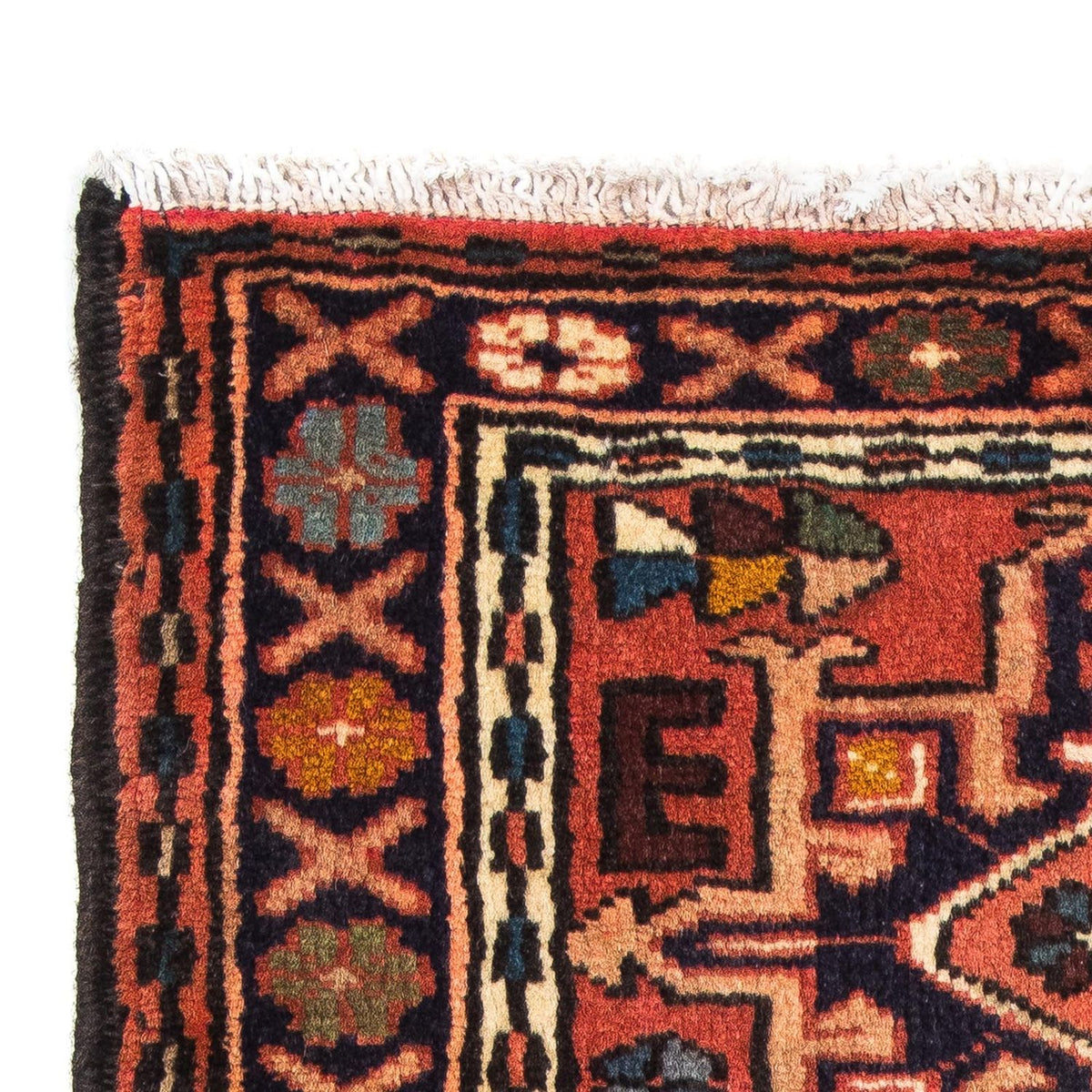 Tapis persan - Nomadic - 100 x 65 cm - rouille