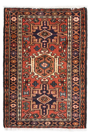 Tapis persan - Nomadic - 98 x 70 cm - rouille