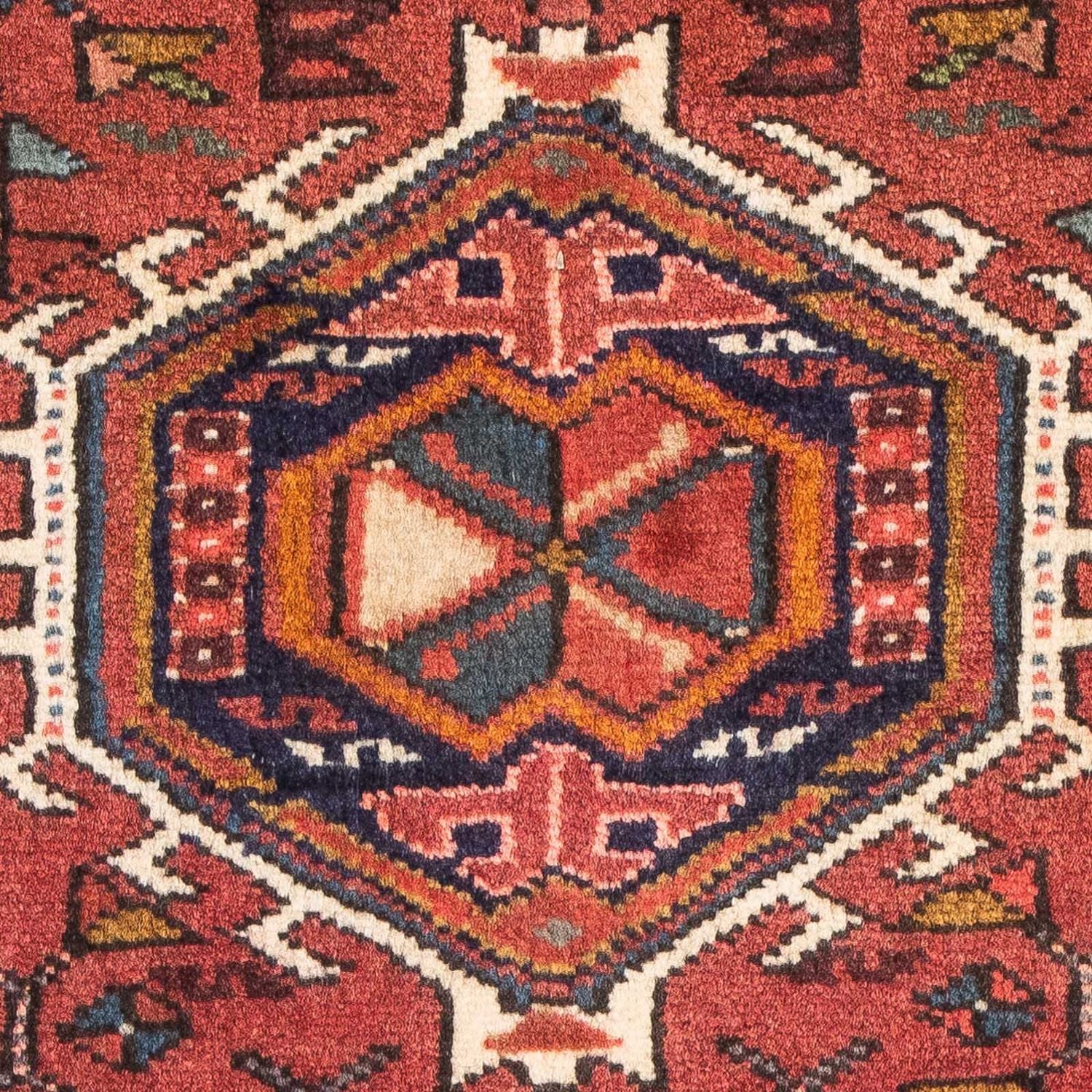 Tapis persan - Nomadic - 115 x 75 cm - rouge foncé