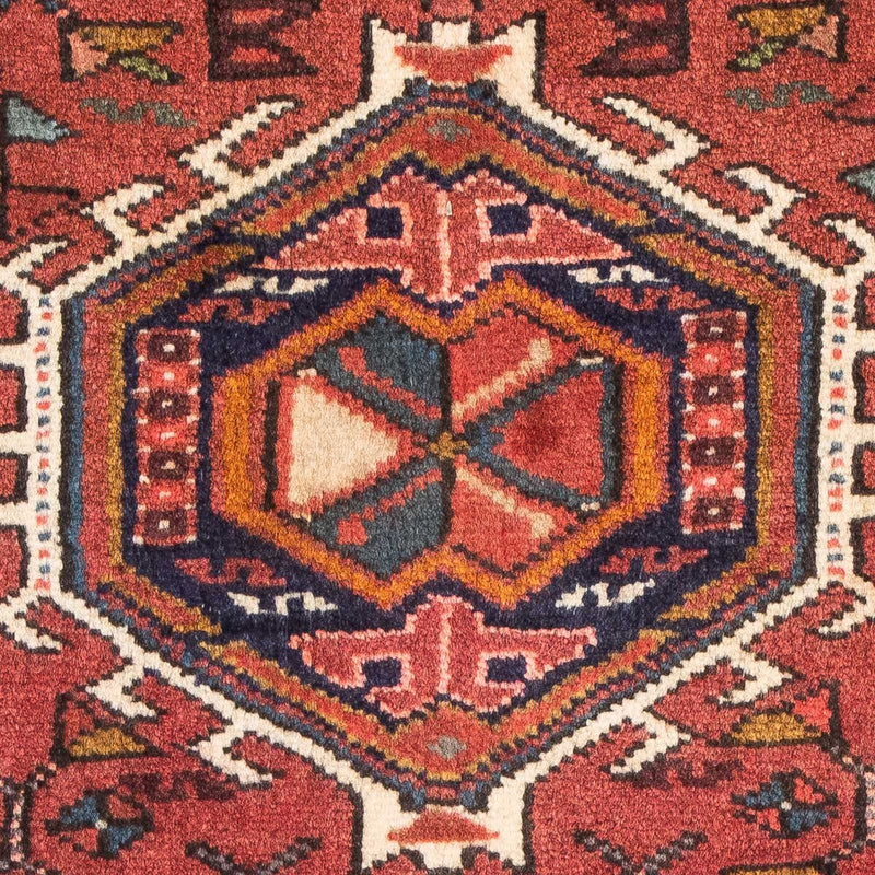 Tapis persan - Nomadic - 115 x 75 cm - rouge foncé