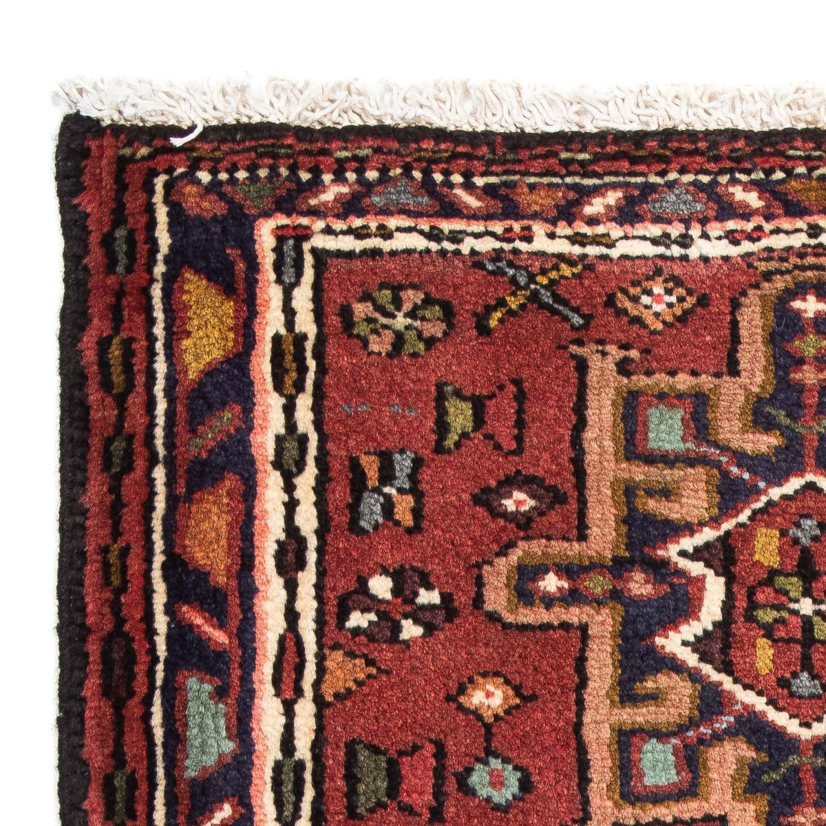 Tapis persan - Nomadic - 100 x 73 cm - rouge foncé