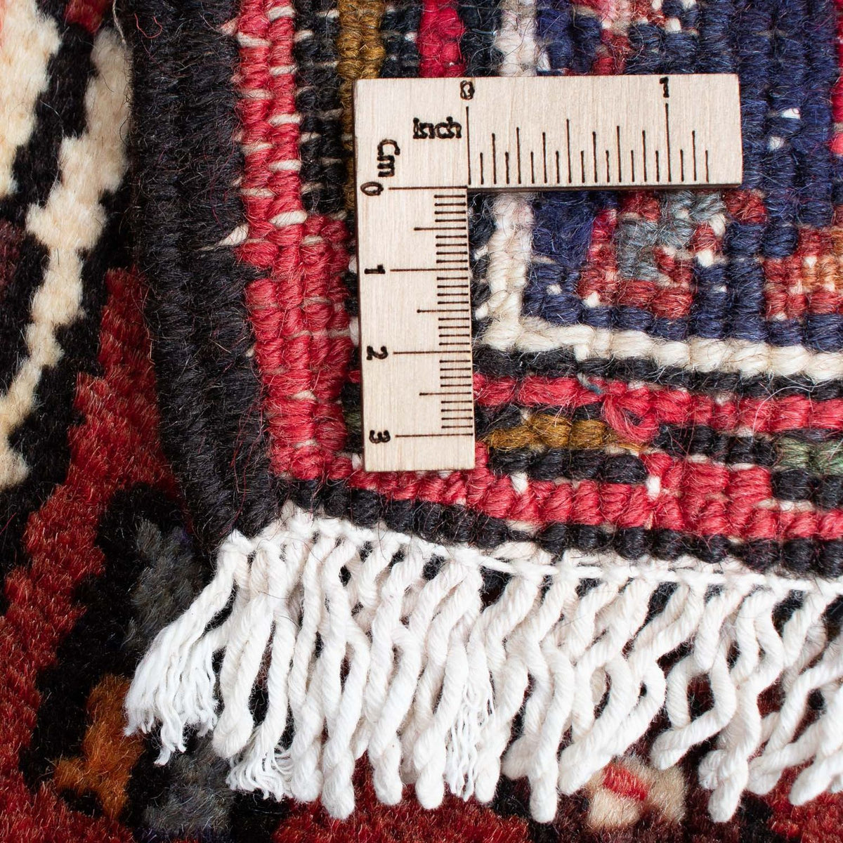 Tapis persan - Nomadic - 100 x 73 cm - rouge foncé