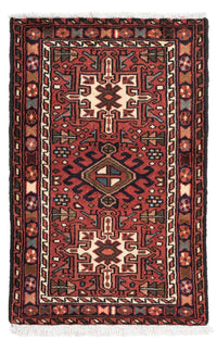 Tapis persan - Nomadic - 100 x 67 cm - rouge foncé