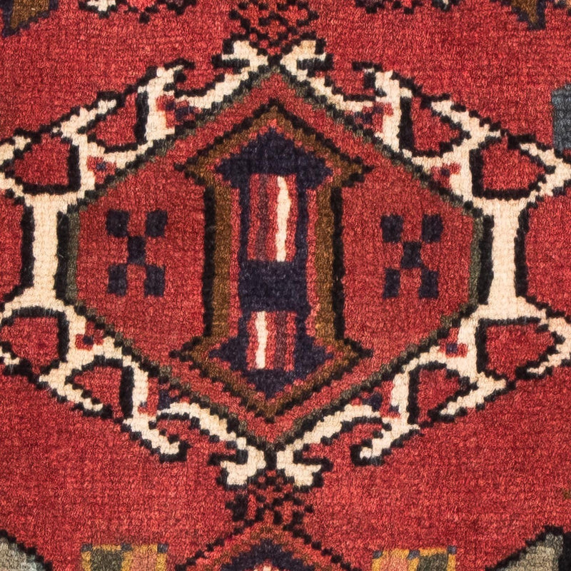 Tapis persan - Nomadic - 98 x 70 cm - rouge foncé