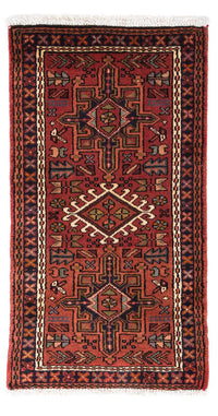 Tapis persan - Nomadic - 116 x 60 cm - rouge foncé