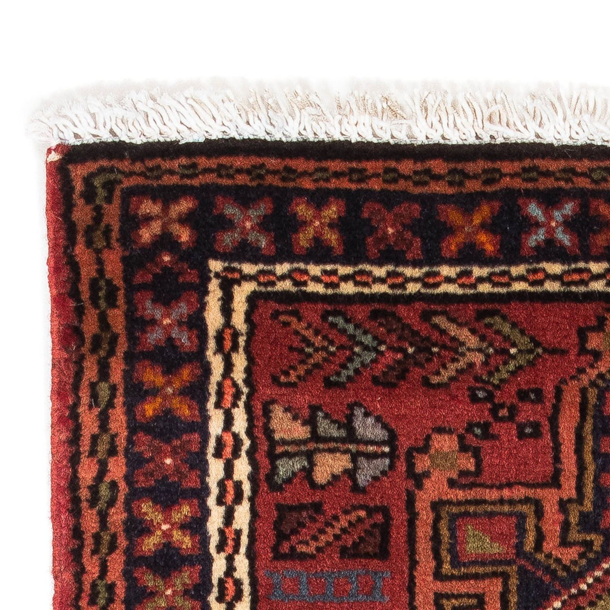 Tapis persan - Nomadic - 116 x 60 cm - rouge foncé
