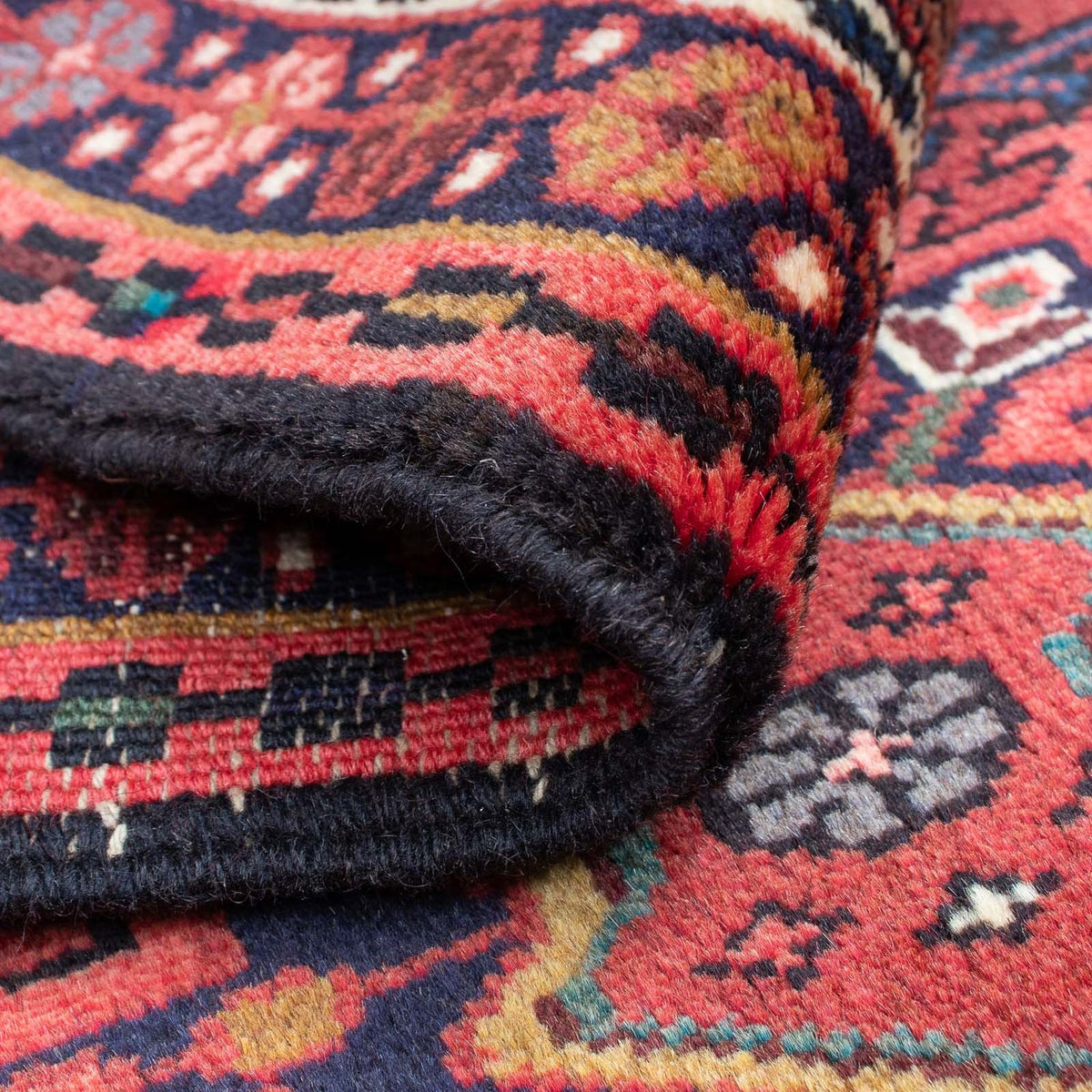 Tapis persan - Nomadic - 105 x 65 cm - rouge foncé