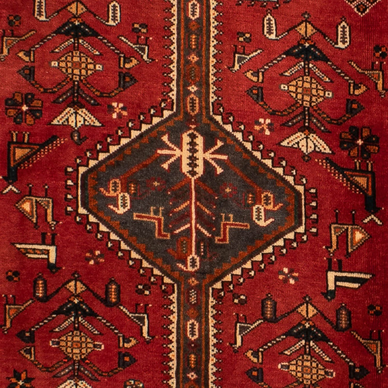 Tapis de couloir Tapis persan - Nomadic - 361 x 108 cm - rouge foncé