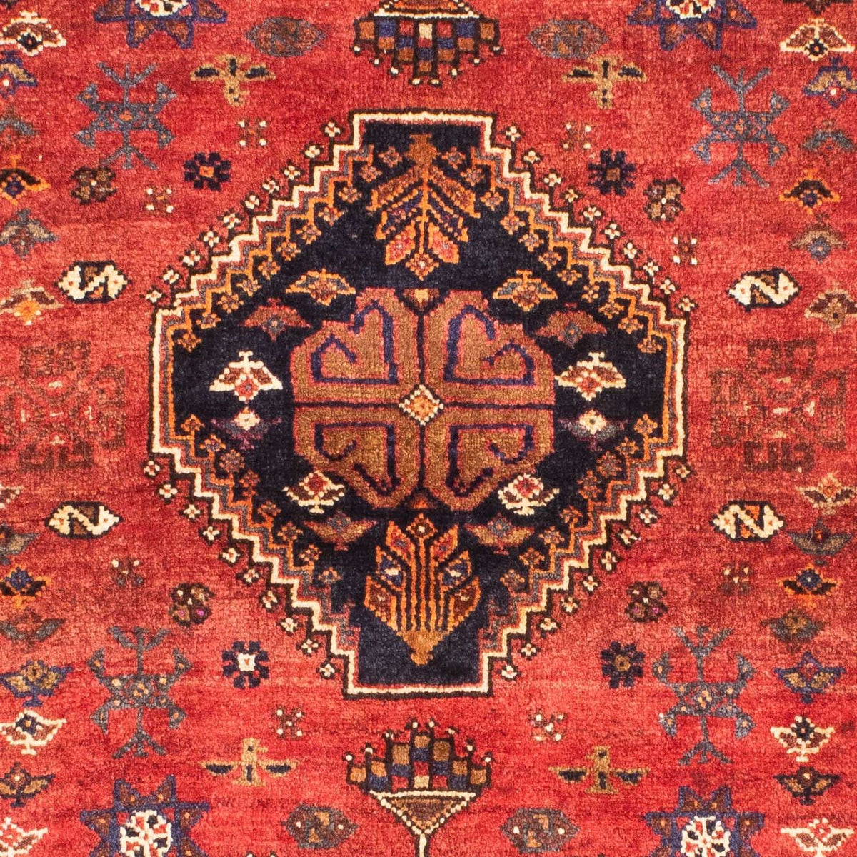 Tapis persan - Nomadic - 170 x 118 cm - rouge foncé