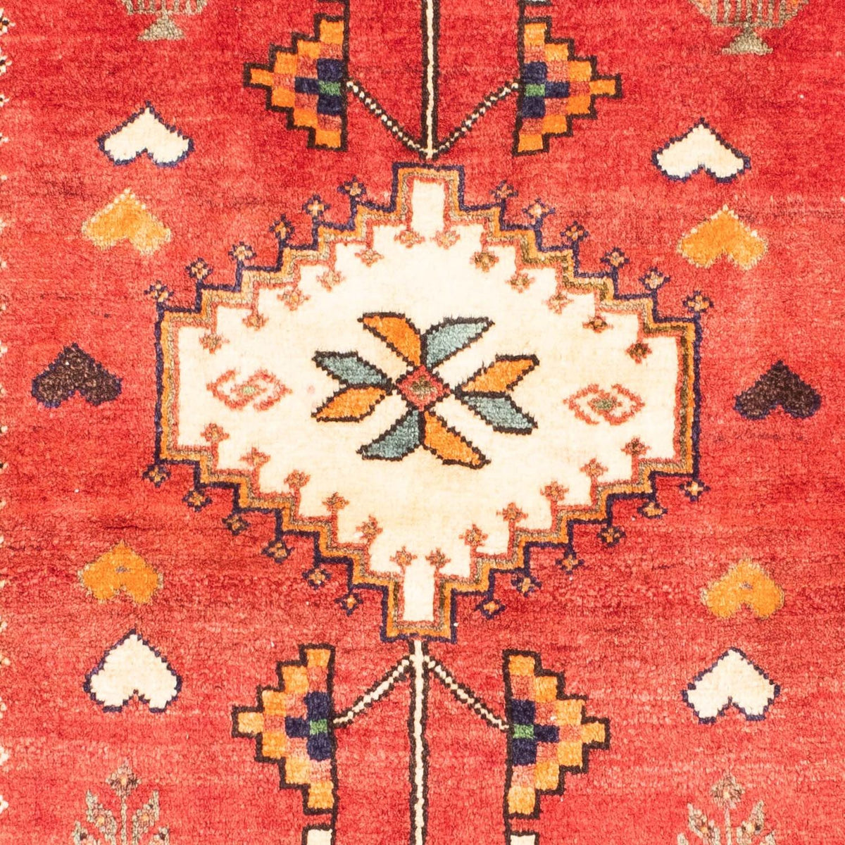 Tapis persan - Nomadic - 175 x 113 cm - rouge foncé