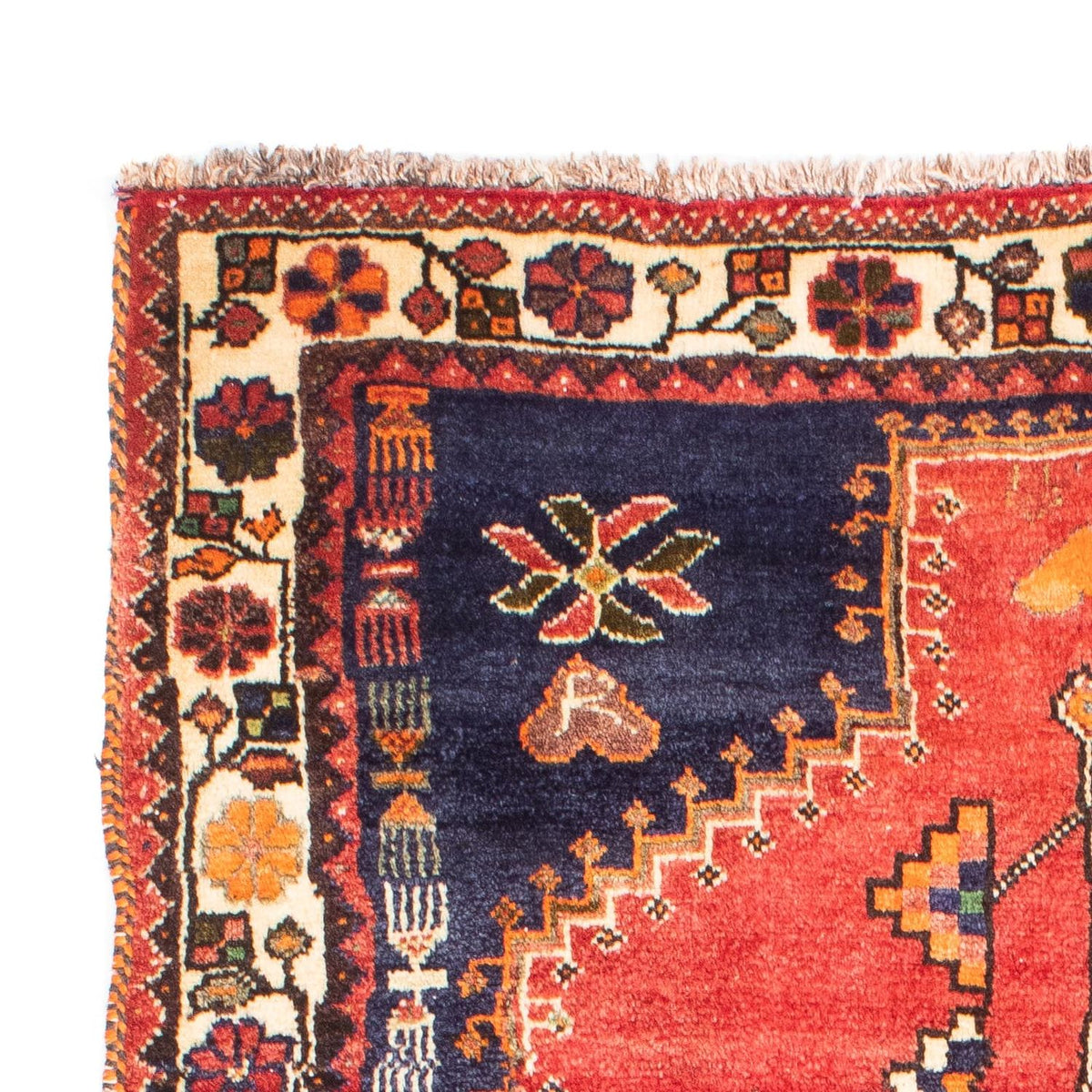 Tapis persan - Nomadic - 175 x 113 cm - rouge foncé