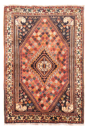 Tapis persan - Nomadic - 160 x 112 cm - rouge clair