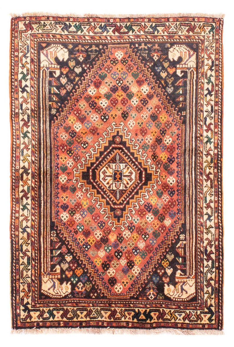 Tapis persan - Nomadic - 160 x 112 cm - rouge clair