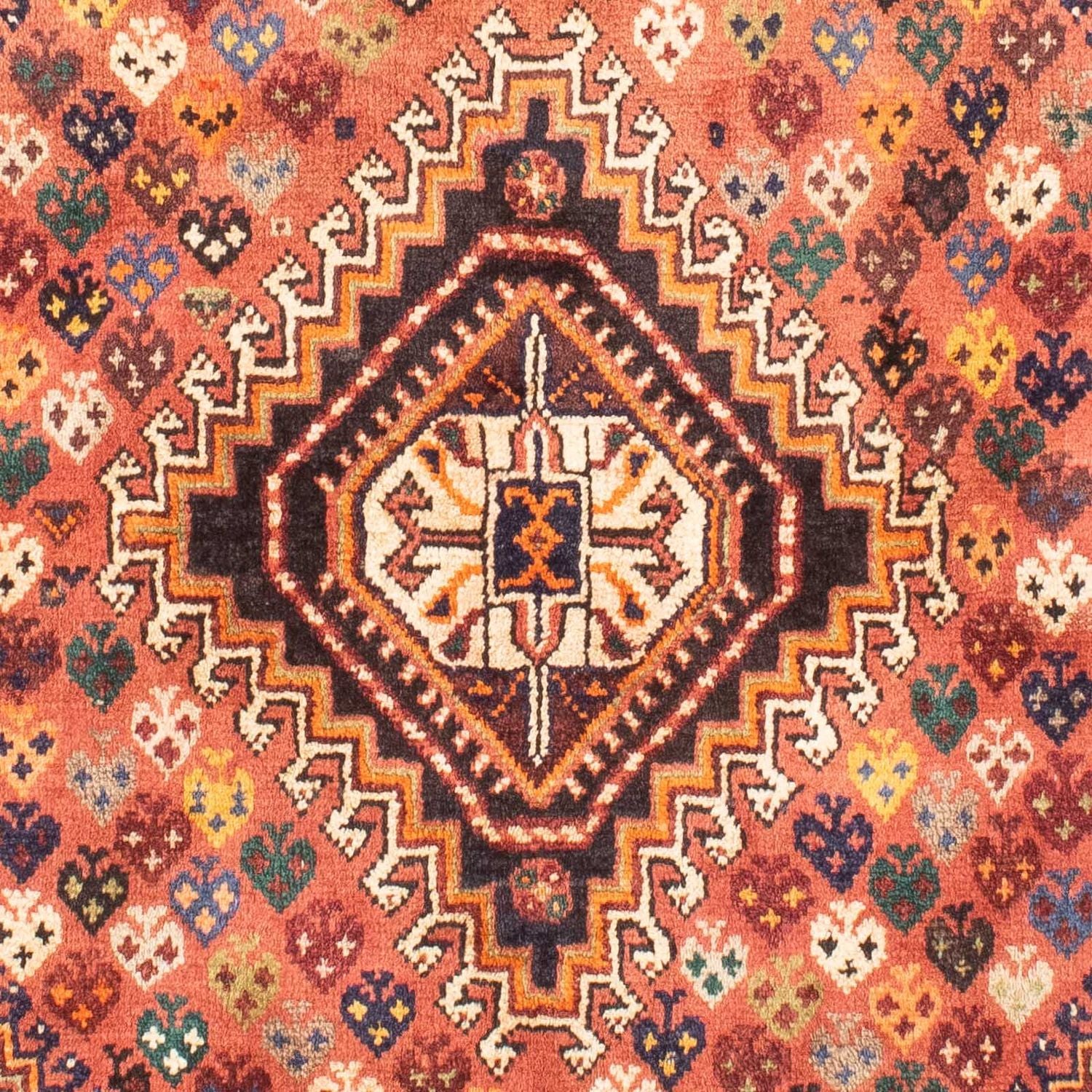 Tapis persan - Nomadic - 160 x 112 cm - rouge clair