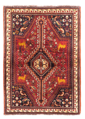 Tapis persan - Nomadic - 165 x 113 cm - rouge foncé