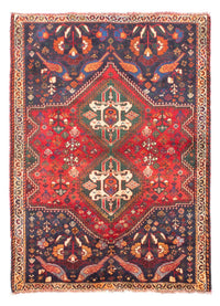 Tapis persan - Nomadic - 156 x 114 cm - rouge foncé