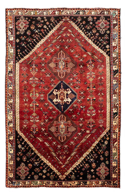 Tapis persan - Nomadic - 265 x 168 cm - rouge foncé