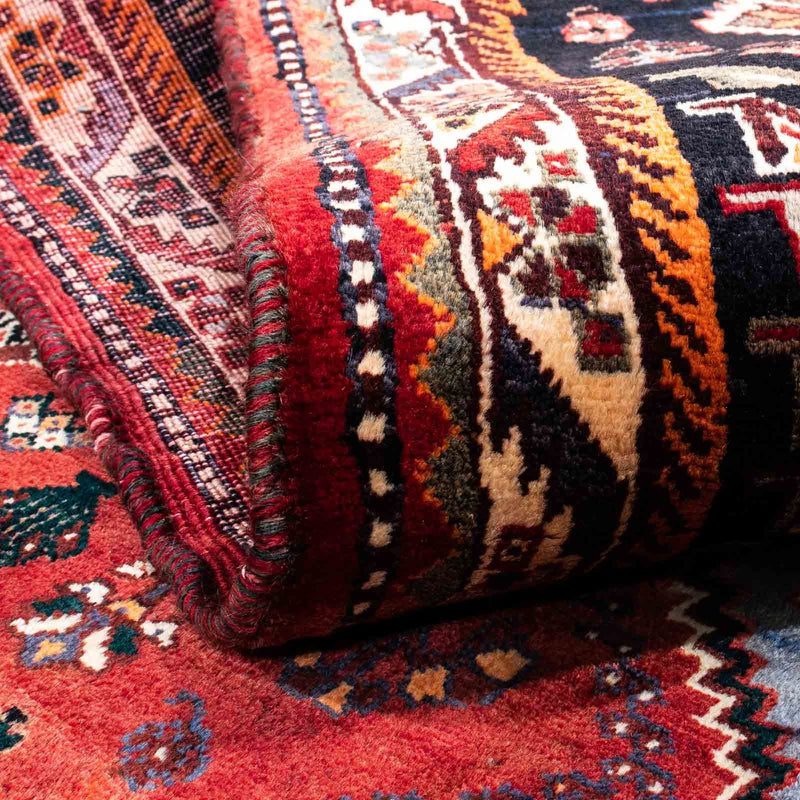 Tapis persan - Nomadic - 255 x 170 cm - rouge foncé