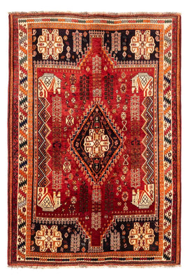 Tapis persan - Nomadic - 240 x 167 cm - rouge foncé
