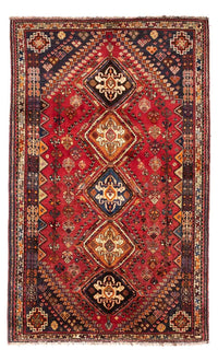 Tapis persan - Nomadic - 282 x 165 cm - rouge foncé