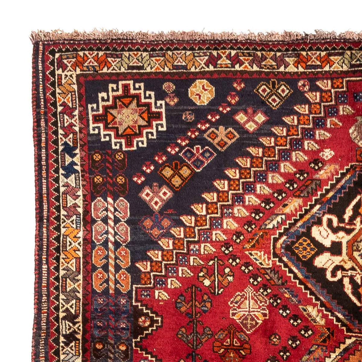 Tapis persan - Nomadic - 282 x 165 cm - rouge foncé