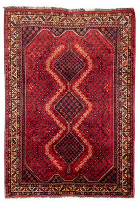 Tapis persan - Nomadic - 298 x 208 cm - rouge