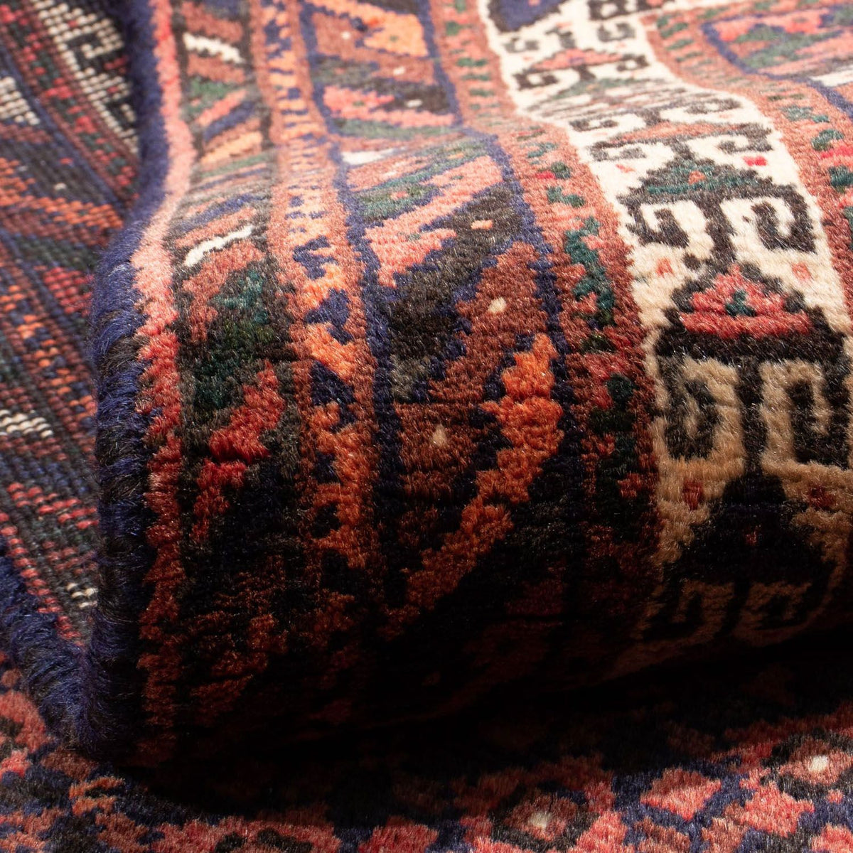 Tapis persan - Nomadic - 282 x 200 cm - rouge clair