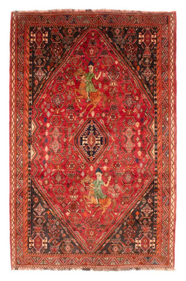 Tapis persan - Nomadic - 292 x 188 cm - rouge