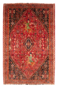 Tapis persan - Nomadic - 292 x 188 cm - rouge