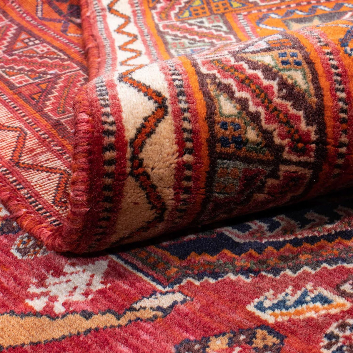 Tapis persan - Nomadic - 292 x 188 cm - rouge