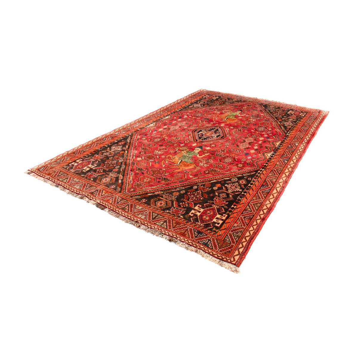 Tapis persan - Nomadic - 292 x 188 cm - rouge