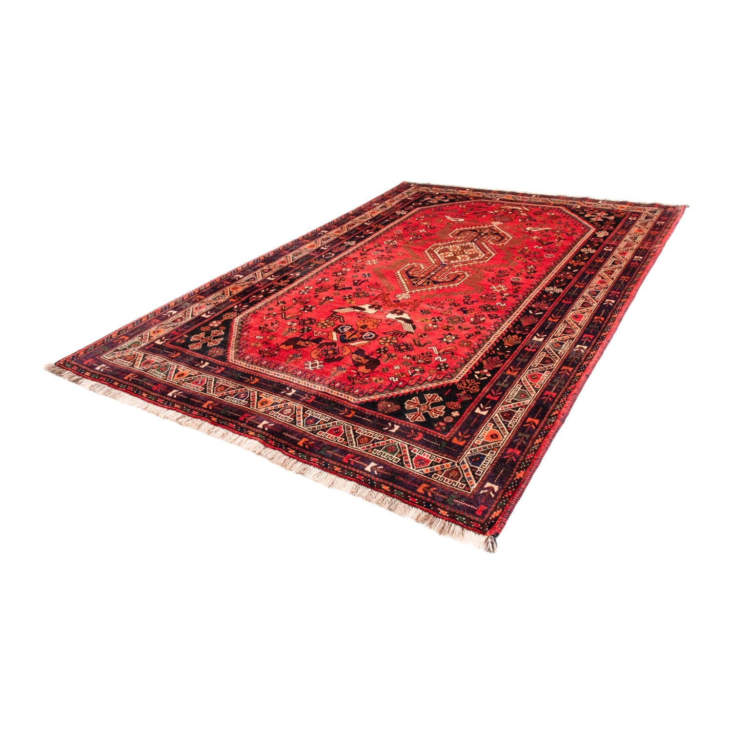 Tapis persan - Nomadic - 305 x 205 cm - rouge